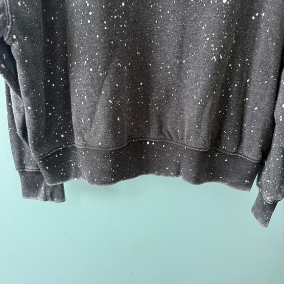 No Boundaries Sweatshirt Womens Size XXL Junior Black Splat Pullover Crewneck - Picture 9 of 10